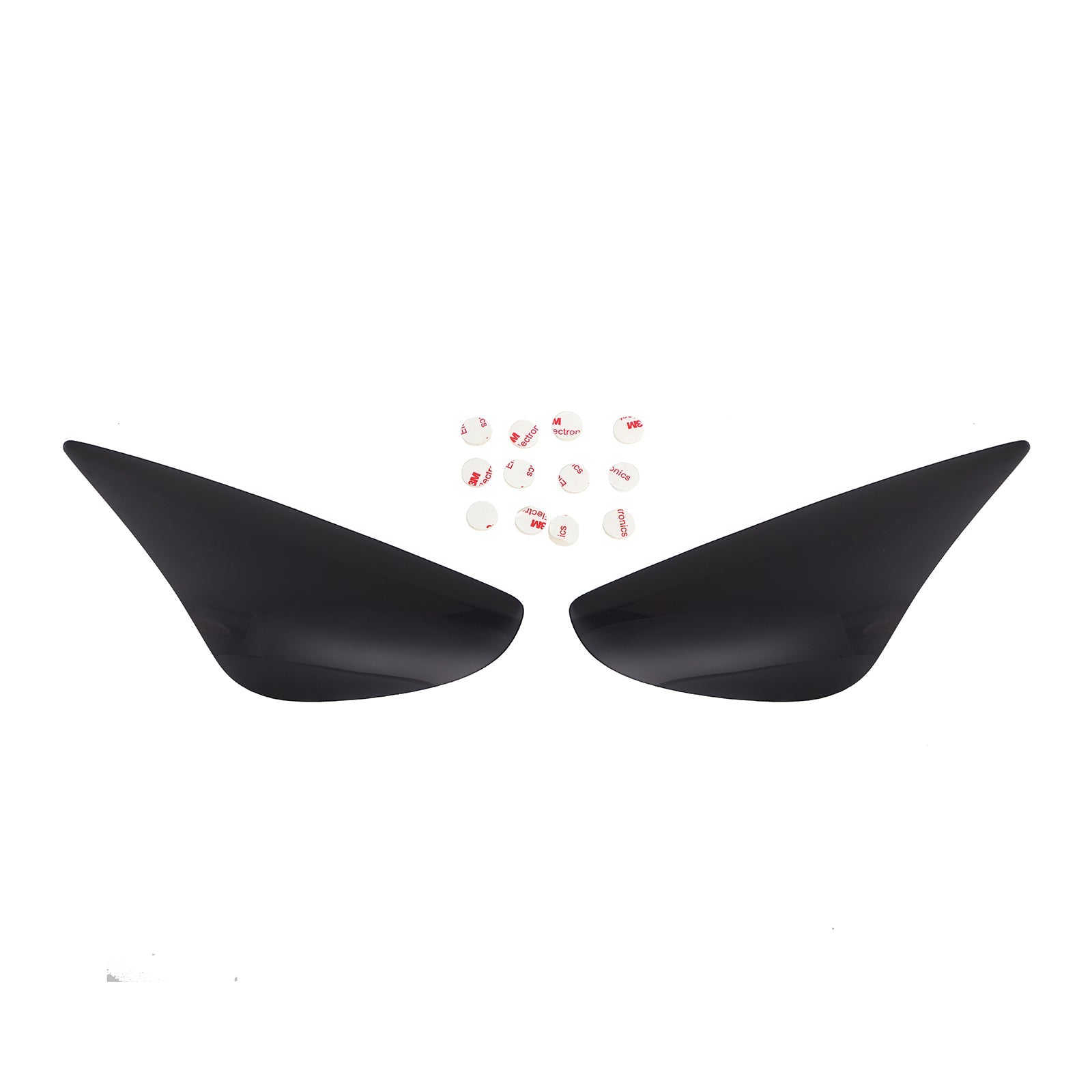 Front Headlight Lens Protection Cover Fits For Kawasaki Zx-6R Zx 6R 636 Black Generic