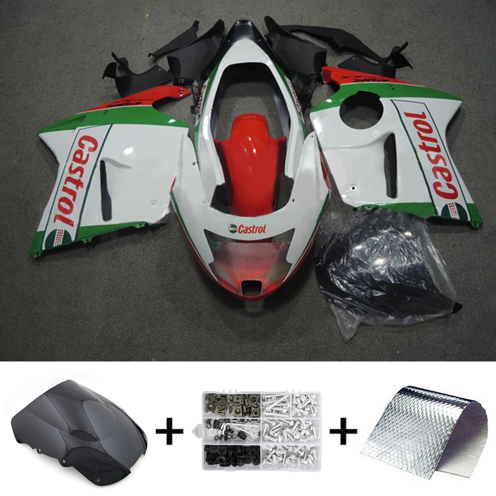 Honda CBR1100XX SuperBlackBird 1996-2007 Fairing Kit Bodywork ABS