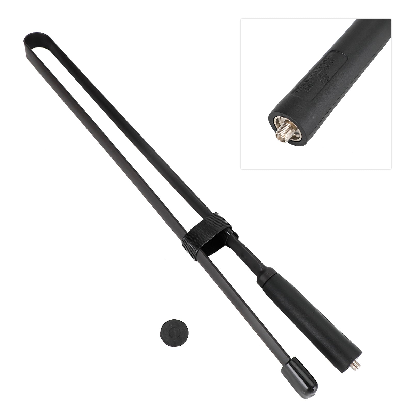 Antena de doble segmento táctica plegable hembra SMA de 72 CM para UV9R UV5R UV82 UV8D