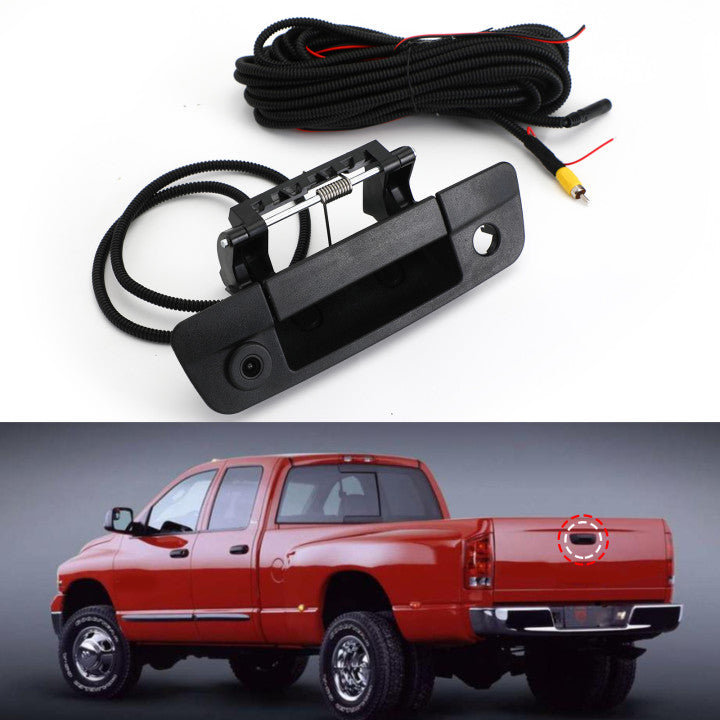 Cámara de respaldo con manija de puerta trasera para Dodge Ram 1500 2500 3500 2009-2017 genérico