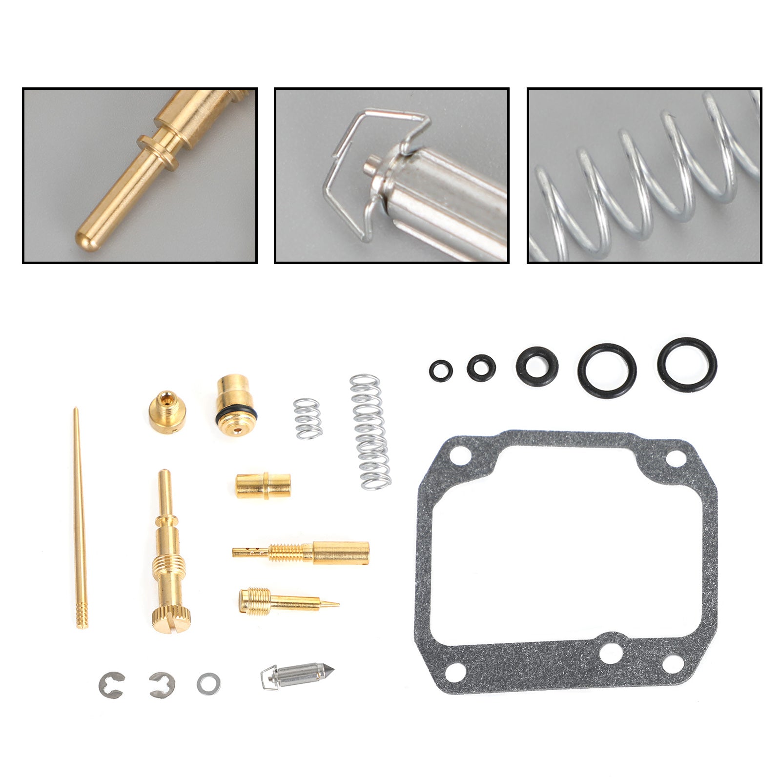 مجموعة إعادة بناء المكربن ​​Carb مناسبة لسوزوكي Quadrunner 160 LT160E 2x4 1989-1992 عام