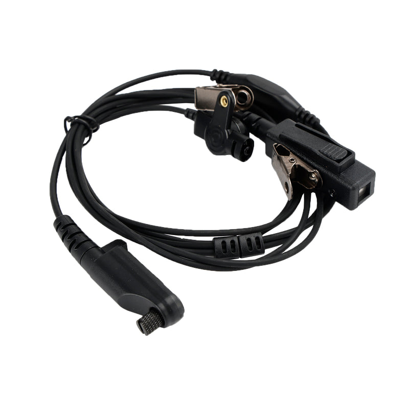 X1E-013A3 Auriculares con micrófono PTT de tubo acústico aptos para Hytera X1P X1E X1 PD600 PD680