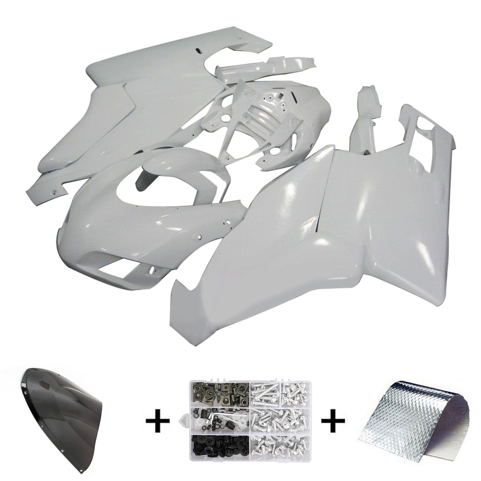 Amotopart Ducati 999 749 2005 2006 Kit Carenado Carrocería ABS