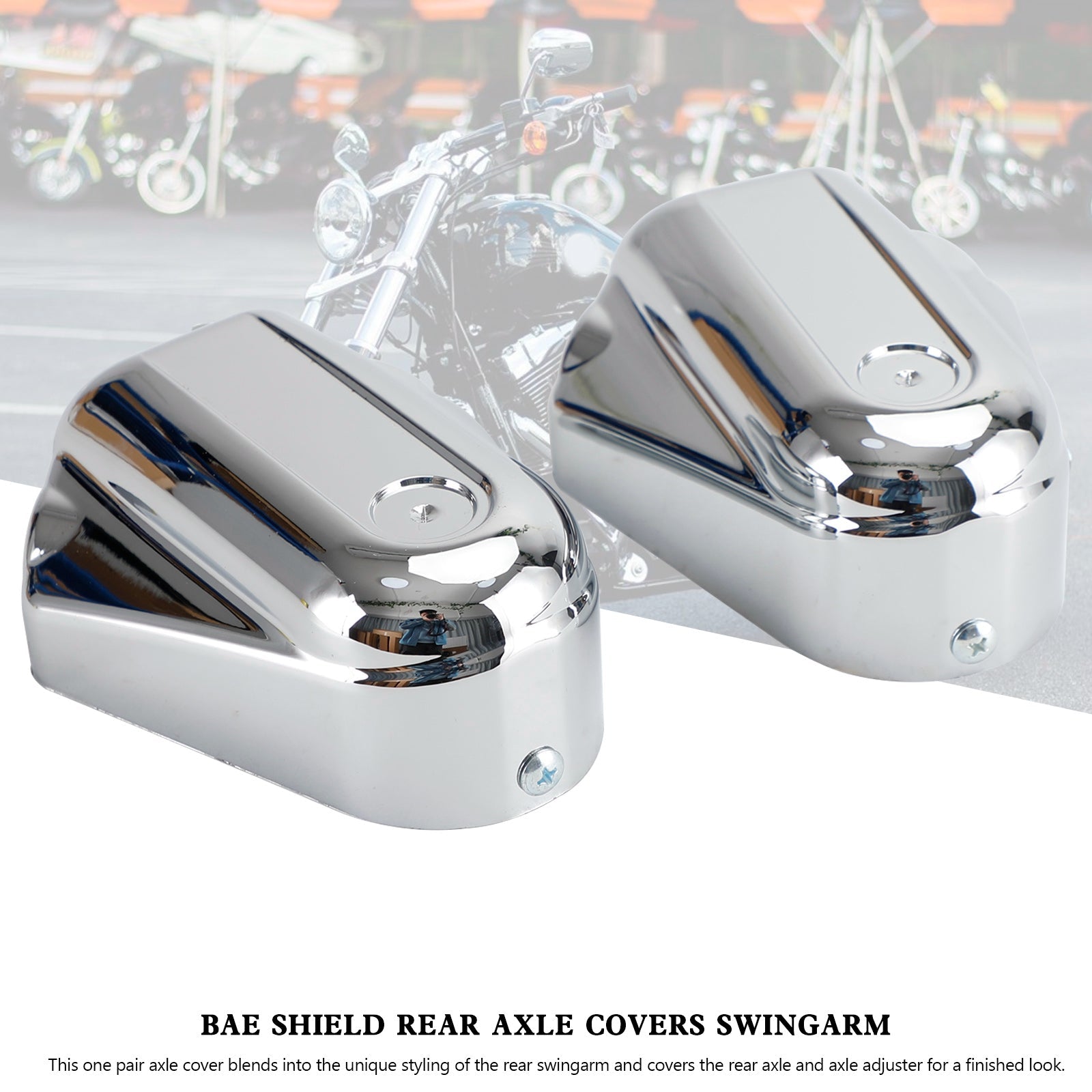 Softail FLS FLSTN 2008-2020 Bar Shield Rear Axle Covers Swingarm