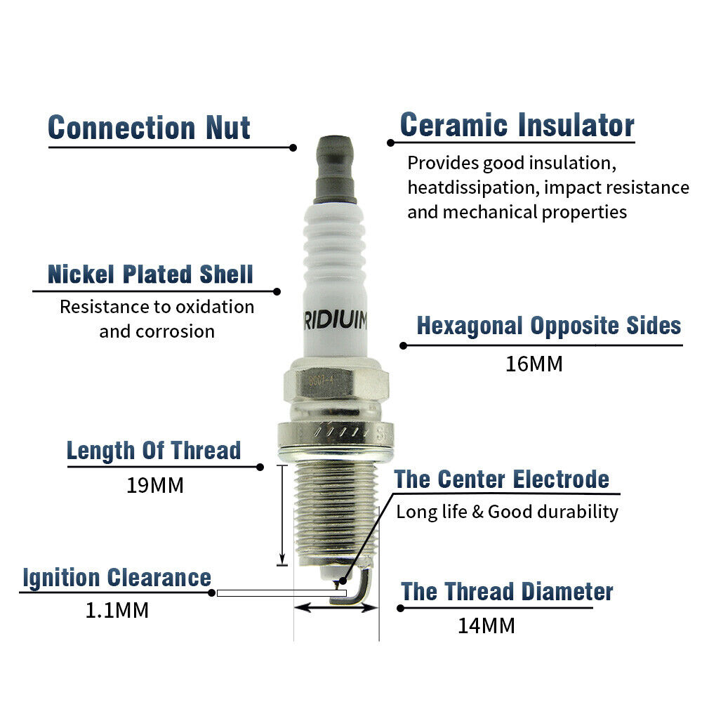 لكزس SC430 2002-2010 4.3L 8 قطعة ملف الإشعال + شمعة الإشعال UF230 UF493 90919-02230