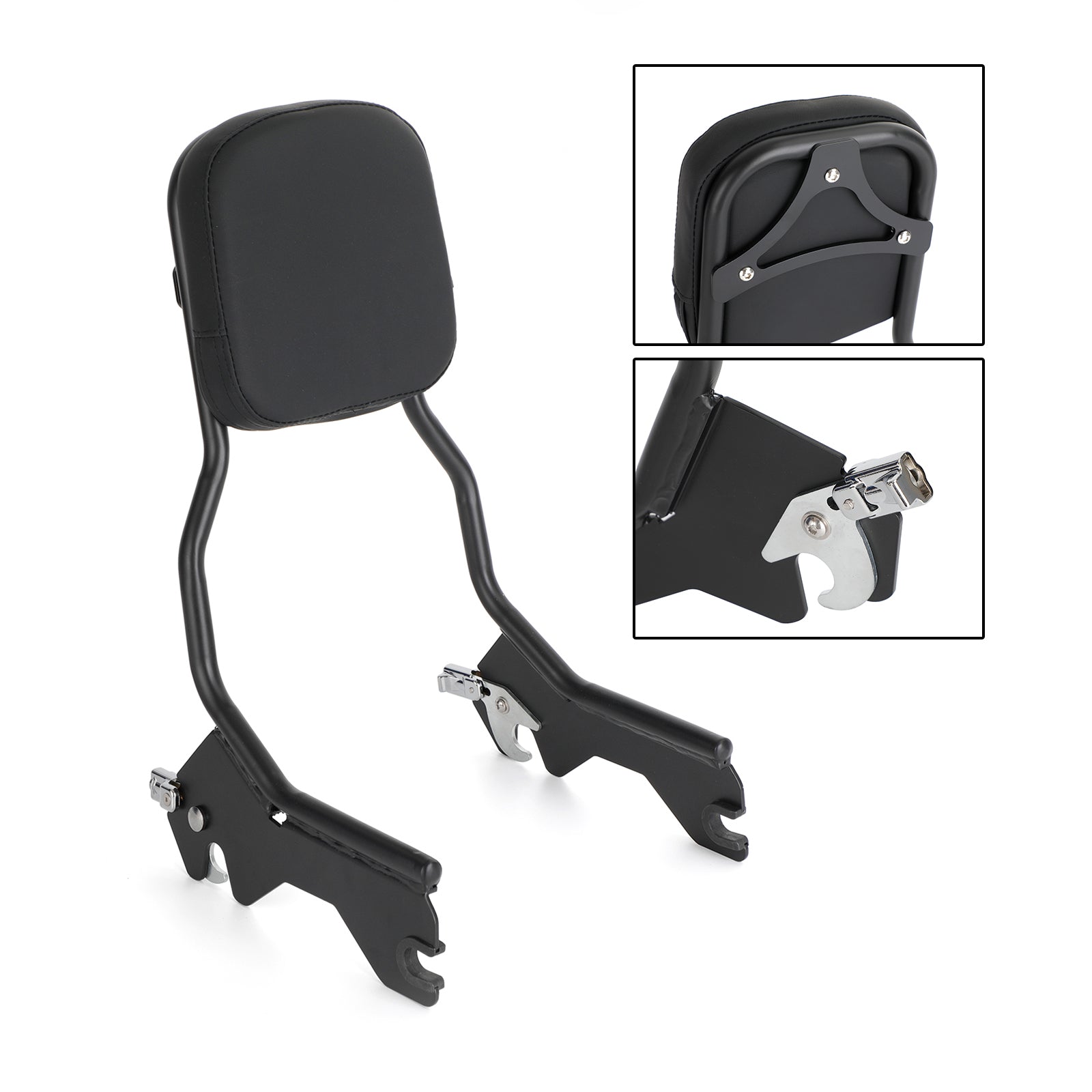 Passenger Backrest fit for Deluxe Heritage Classic Softail Slim FLSL 2018-2020 Generic