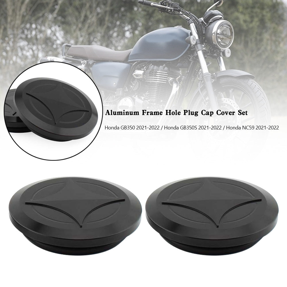 2021-2022 Honda GB350 NC59 CB350 Aluminum Frame Hole Plug Cap Cover Set