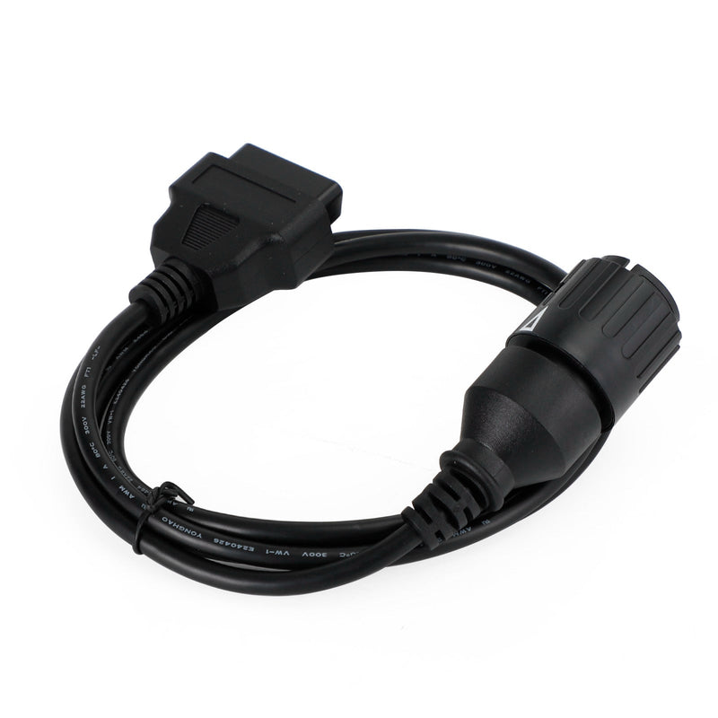 BMW OBD2 Cable Connector Diagnostic Scanner Cable Motorcycle 10 Pin To 16Pin