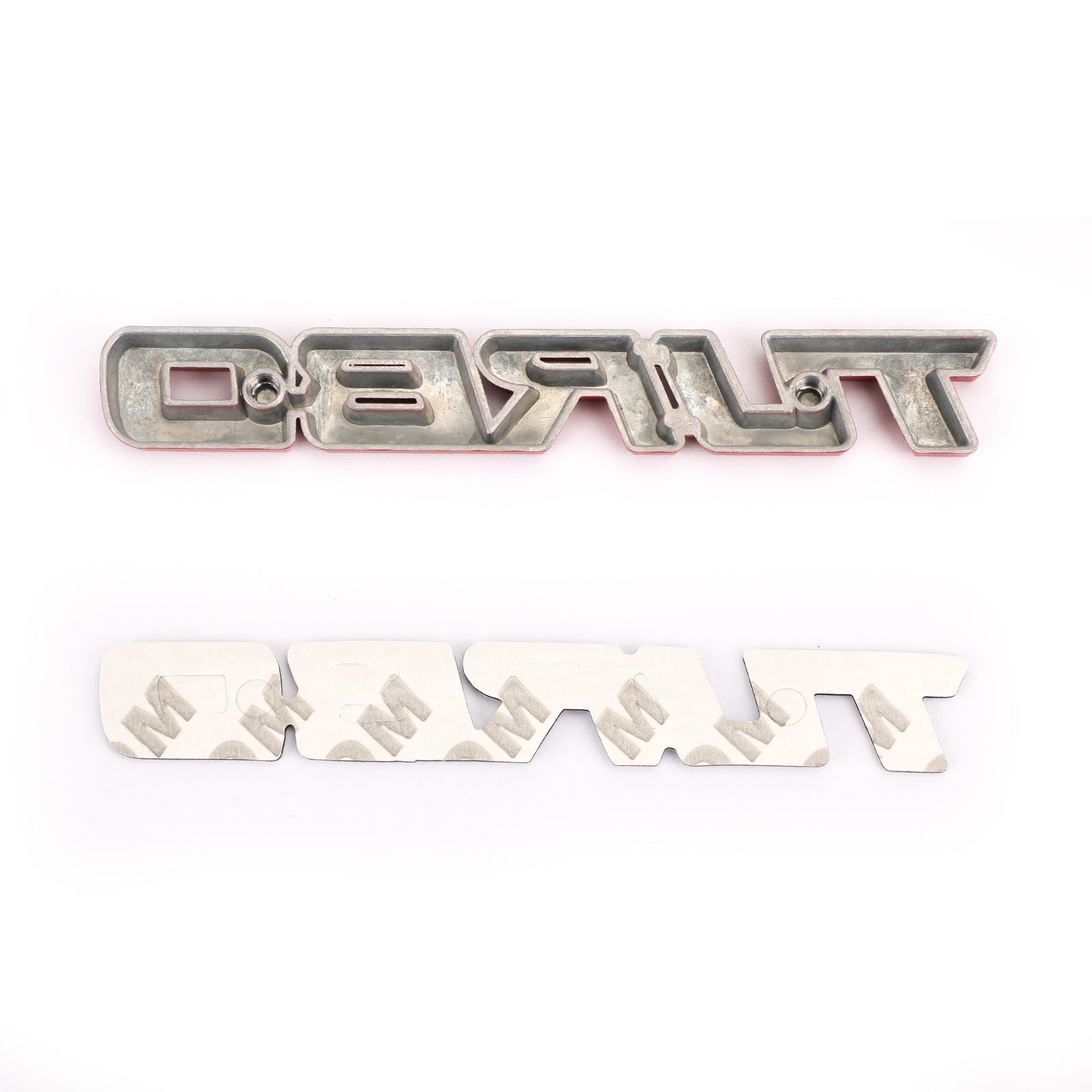 Metal 3D Turbo Logo Car Emblem Badge Sticker Trunk Bumper Decal Silver Generic