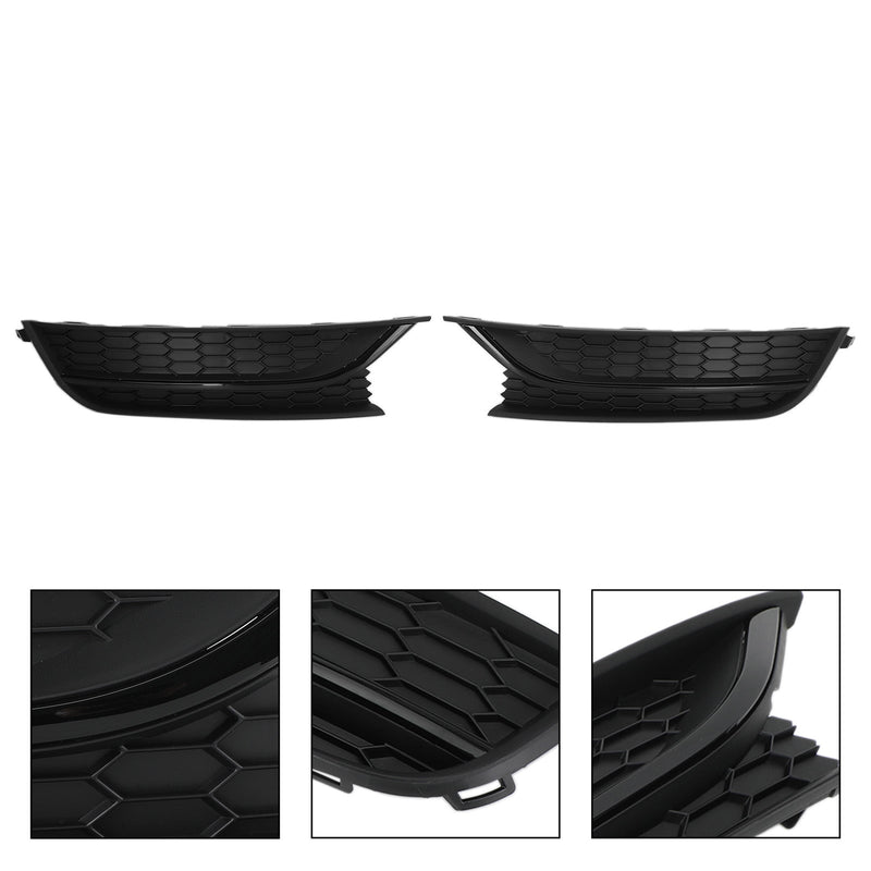 2 قطعة فولكس فاجن باسات 2012-2015 غطاء خفيف للضباب للقيادة الأمامية أسود