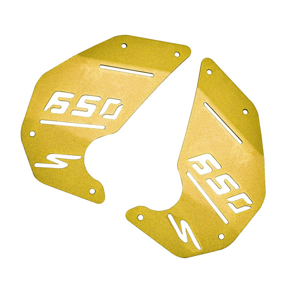 Engine Cover Plate Side Panel Gold For Kawasaki Vulcan S En650 Vn650 2015-2022 Cafe