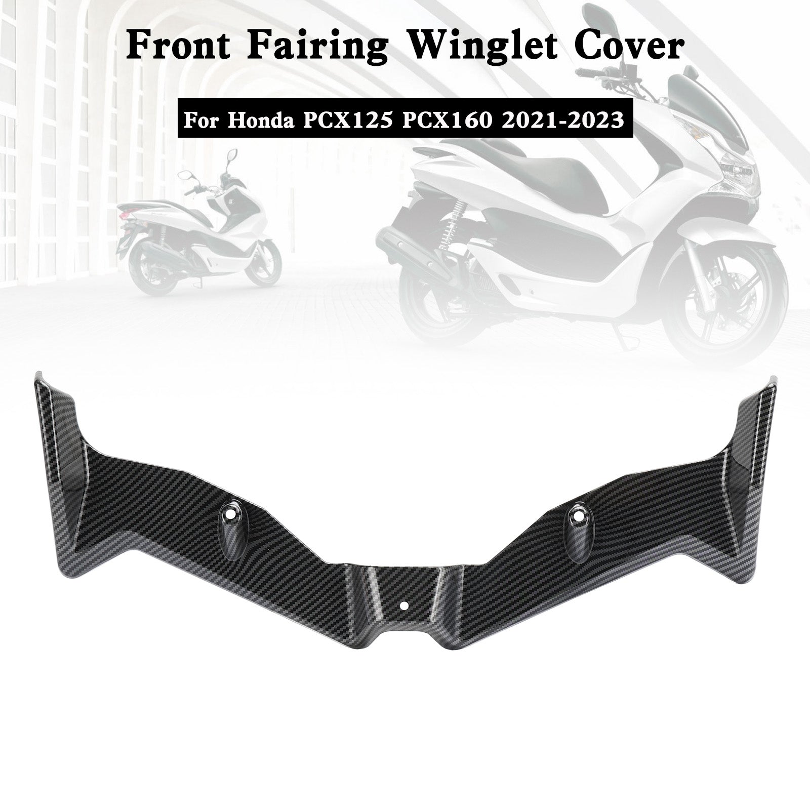 Honda Pcx125 Pcx160 2021-2023 Front Fairing Aerodynamic Winglet Cover Durable