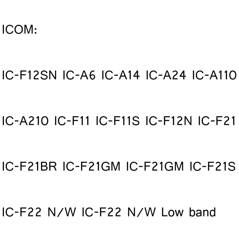 BP-208N حالة البطارية ل ICOM IC-V8 IC-T3H IC-V82 IC-U82 IC-A24 IC-A6