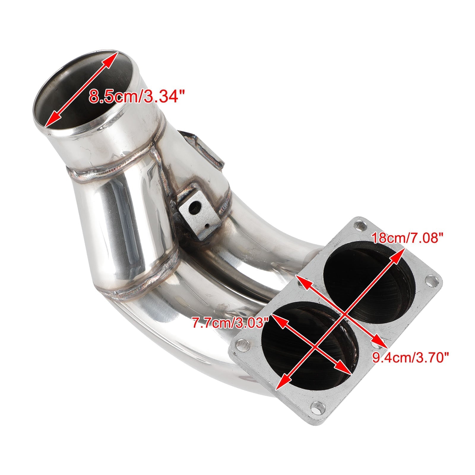 JDMSPEED 3.5" Stainless Intake Manifold For 2007-2018 RAM 6.7L Diesel 2500-5500
