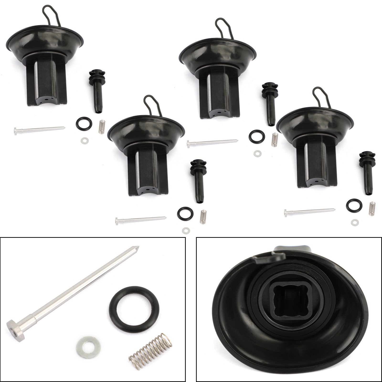 4x Moto Carburetor repair kit plunger diaphragm for Honda CB400 VTEC CB 400 Generic