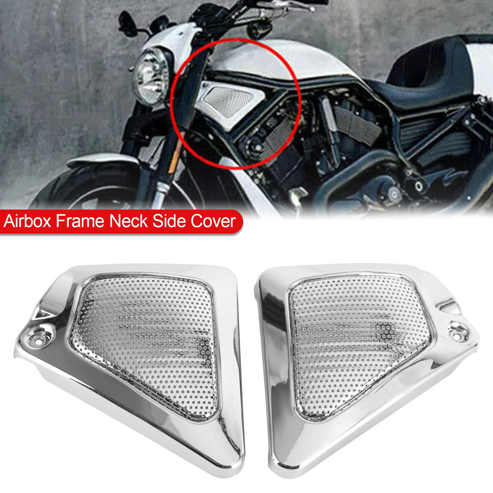 Airbox Frame Neck Side Cover For V-Rod VRSCA Screamin Night Rod Special Generic