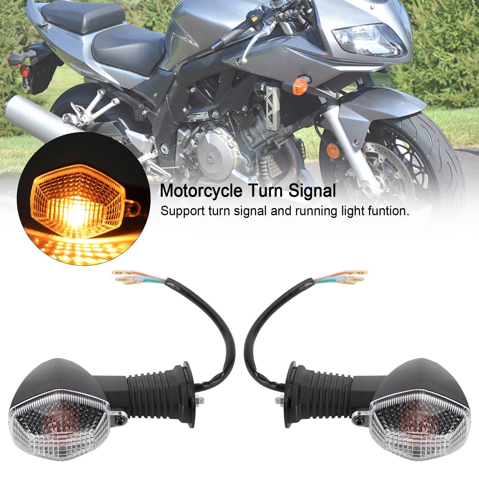 Turn Signal Blinker Indicator Lights for Suzuki DL650 DL1000 V-Strom DL Generic