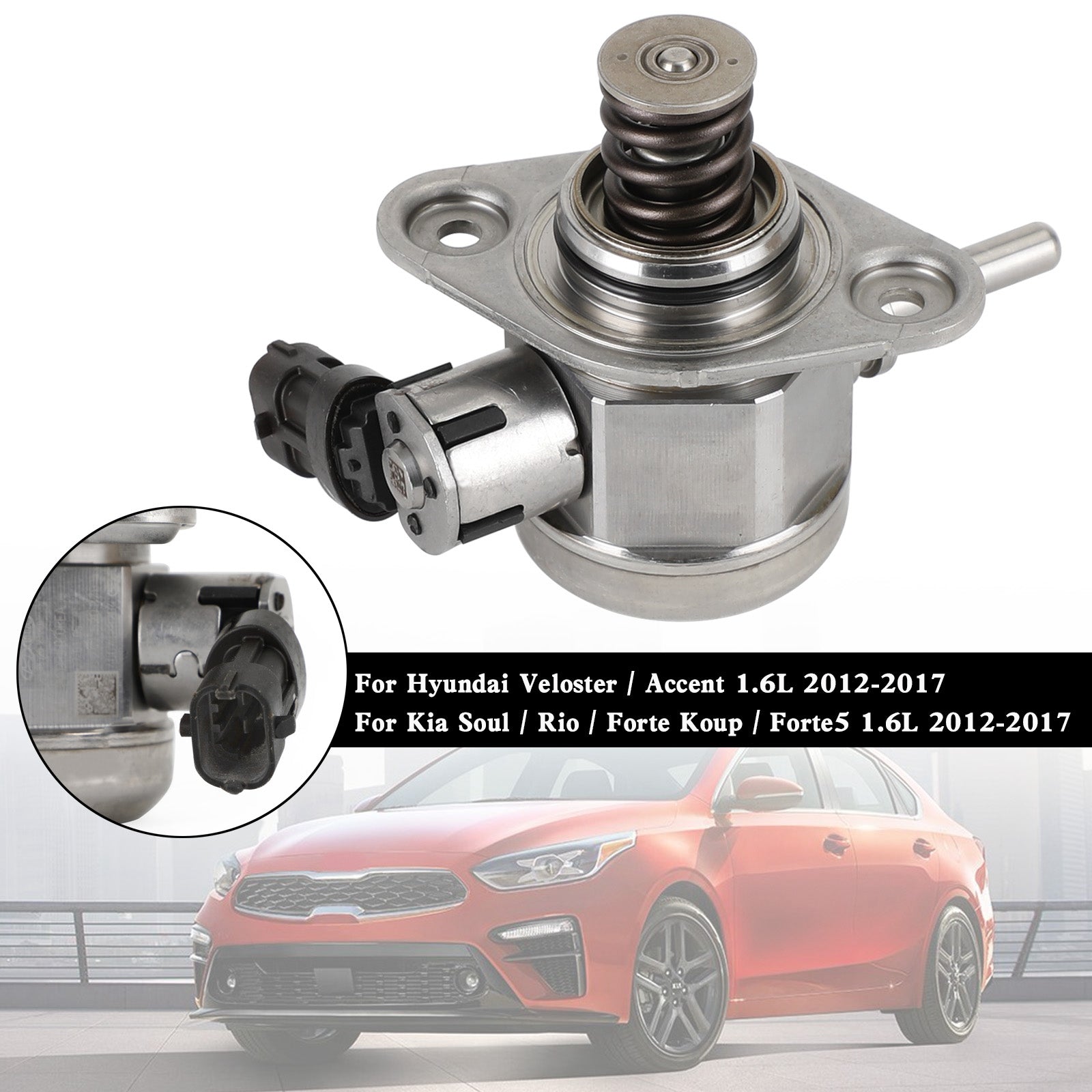 2012-2017 Kia Soul / Rio / Forte Koup / Forte5 1.6L HYD35320 35320-2B220 353202B130 353202B140 FI1549 HP16422 Direct Injection High Pressure Fuel Pump