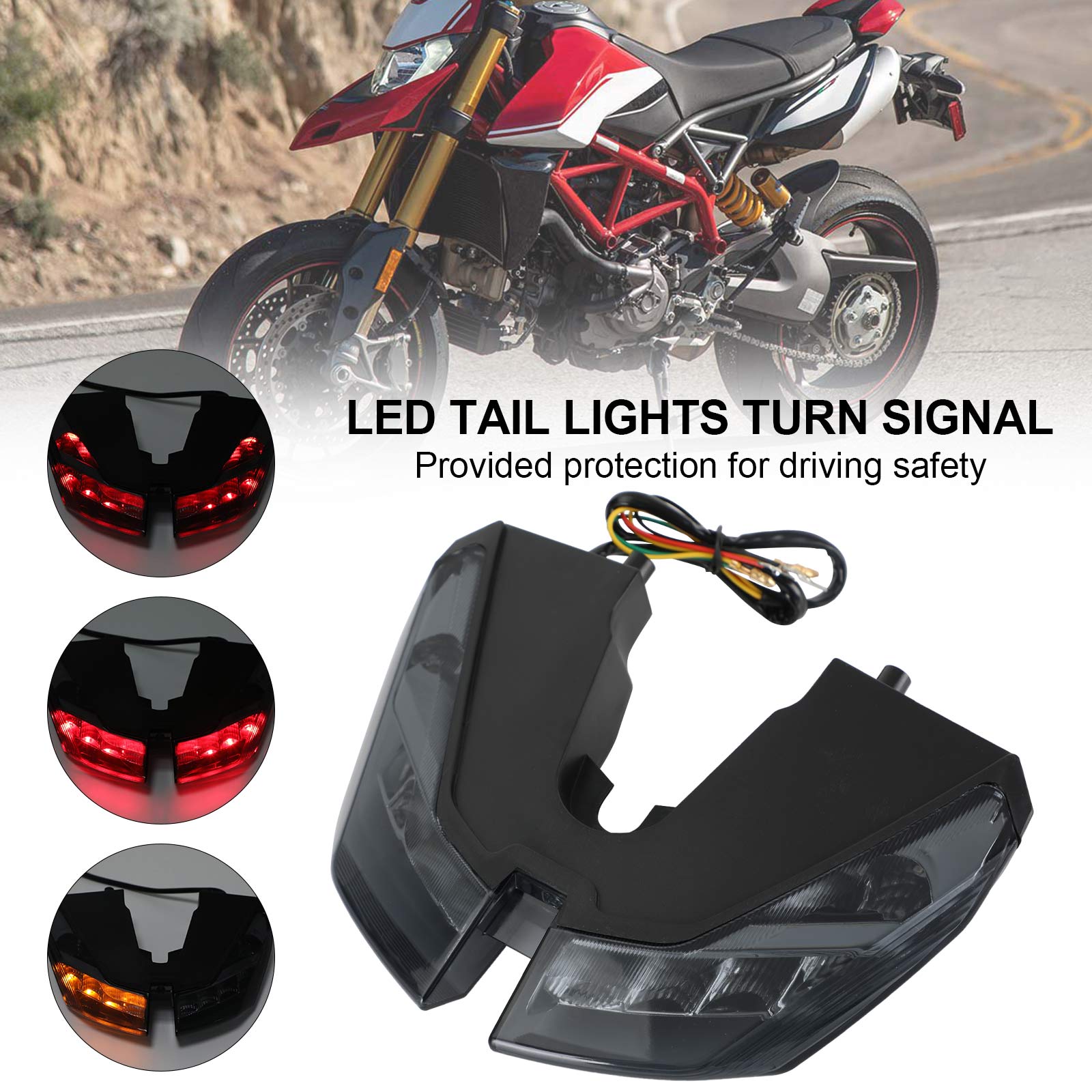 2012-2021 DUCATI HYPERMOTARD 821 939 950 SP Tail Lights Turn Signal