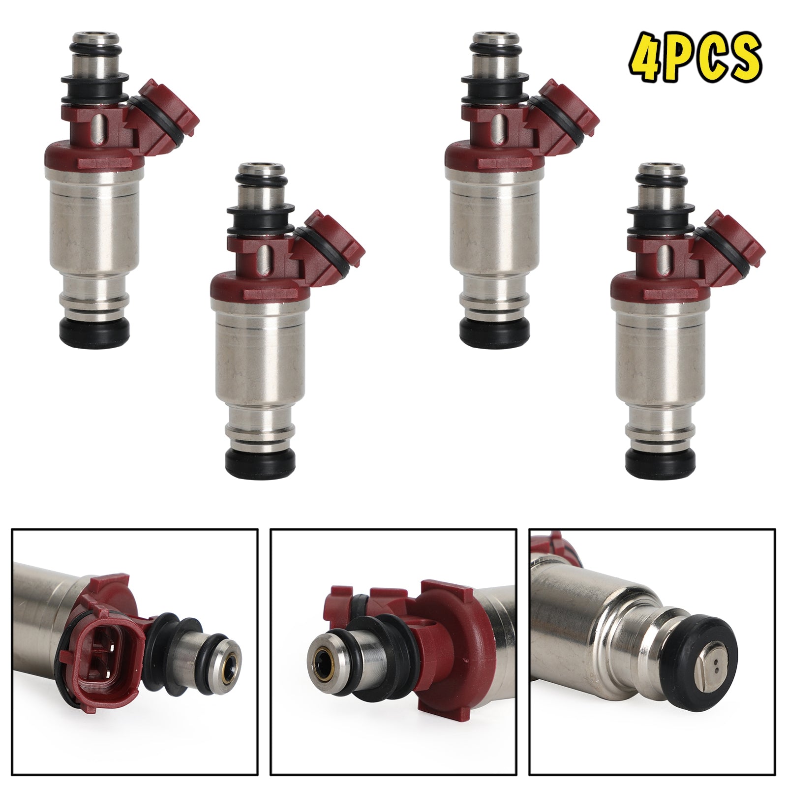 4PCS Fuel Injectors 23250-16160 Fit Corolla Celica & Geo Prizm 1.8L I4 1993-1997 Generic