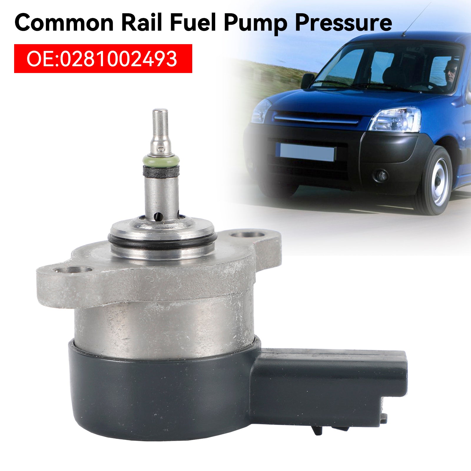 1996-2008 Citroen Berlingo Peugeot Partner I II 2.0 HDI Common Rail Fuel Pump Pressure  0281002493