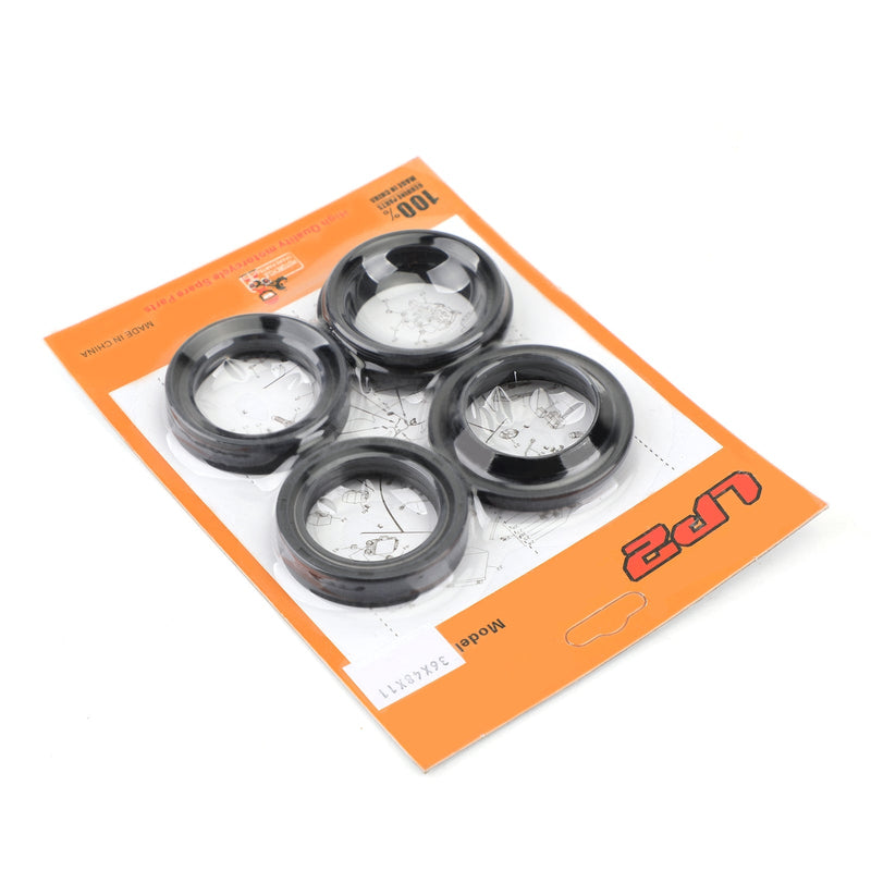 Front Fork Oil Seal Dust Seal Kit for Kawasaki EL EN EX EL450 EL250 EN500 85-07 Generic