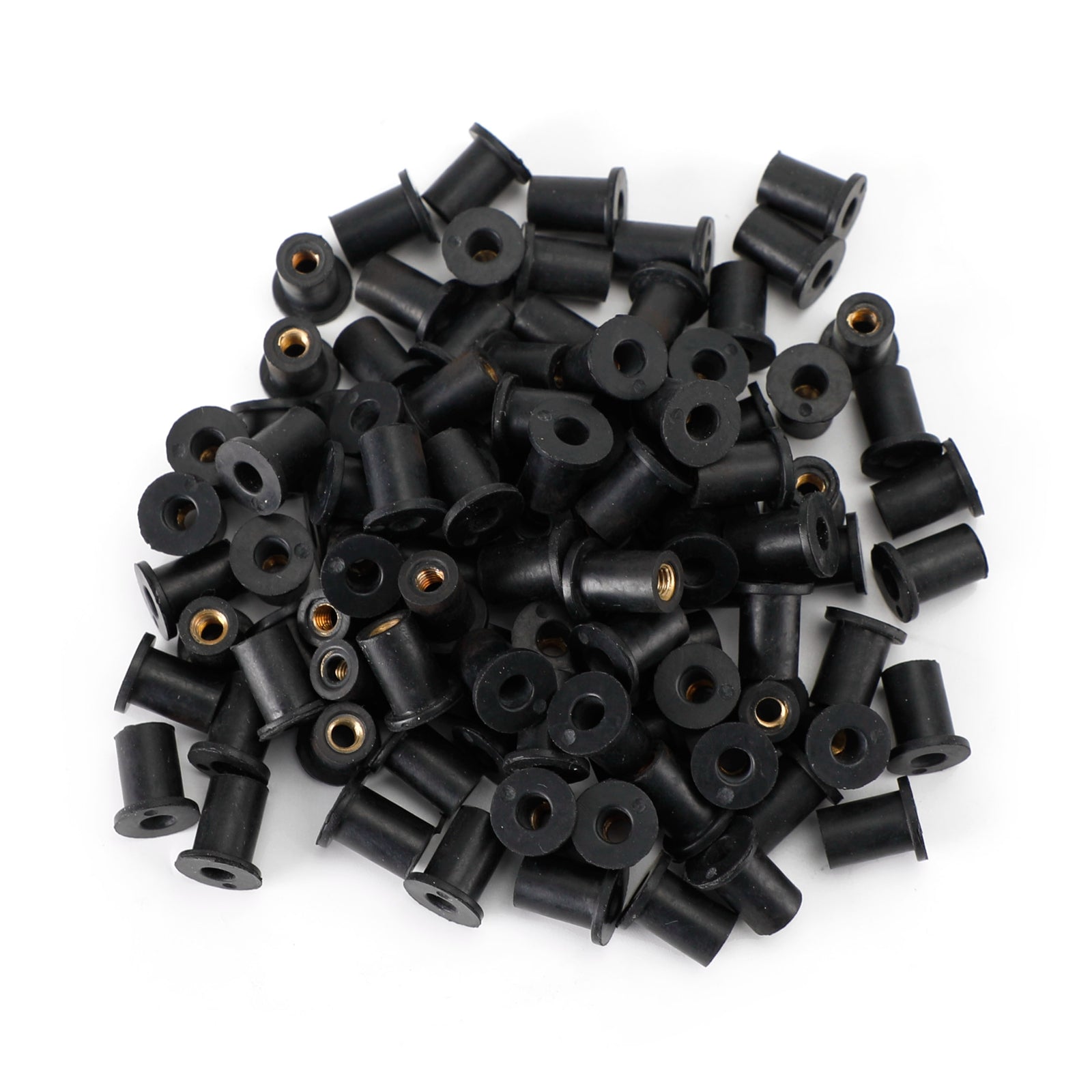 100 Quantity M4 Rubber Well Nut Windscreen & Fairing 8mm 5/16" Wellnuts