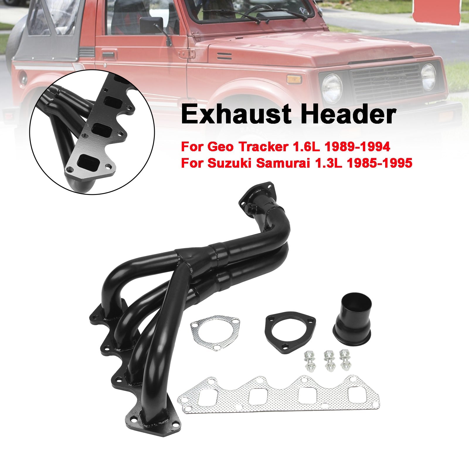 Header Manifold Exhaust fit Suzuki Samurai Sidekick 1.3L 1.6L fit Geo Tracker