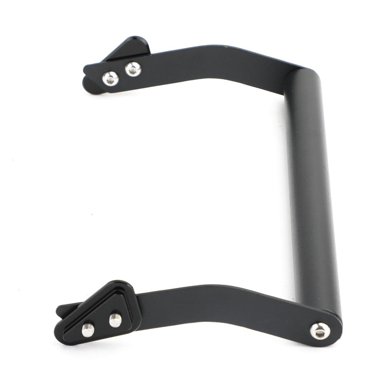 Black Windscren Bracket Mount Smartphone/GPS Holder for Kawasaki Versys650 15-19 Generic