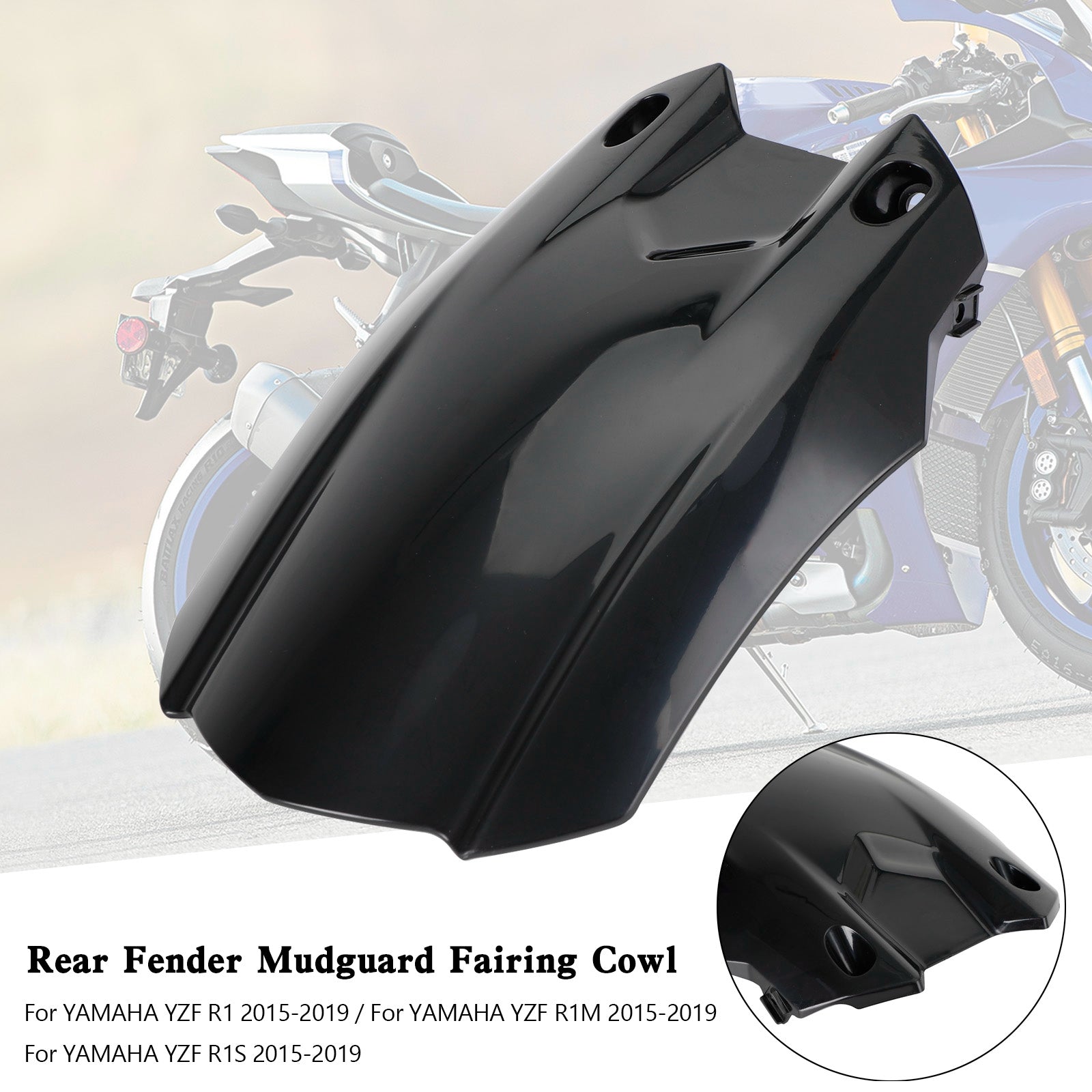 Rear Fender Mudguard Fairing Cowl For YAMAHA YZF-R1 YZF R1M R1S 2015-2019