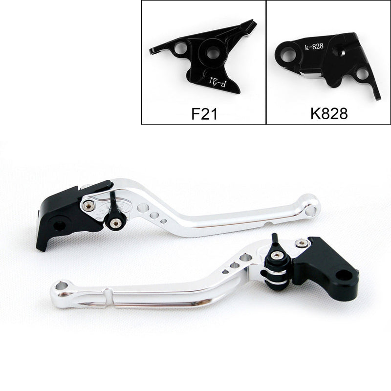 Long Brake Clutch Levers Fit Z750 2007-2012 Z800 2013-2014 Black Generic