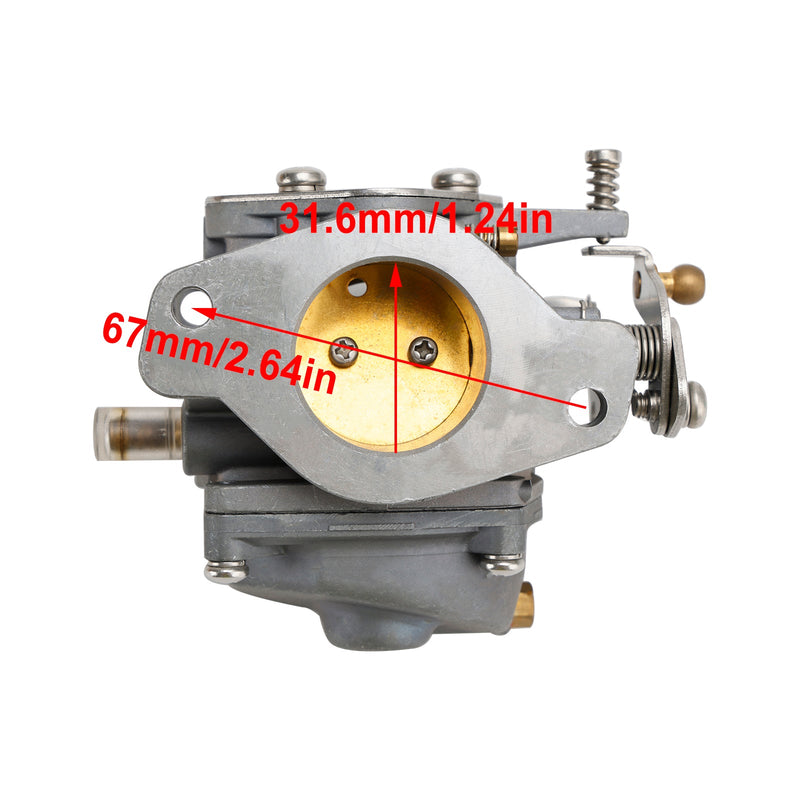 Carburetor Carb for Yamaha 2 Stroke 60HP E60 Outboard Motor 6K5-14301