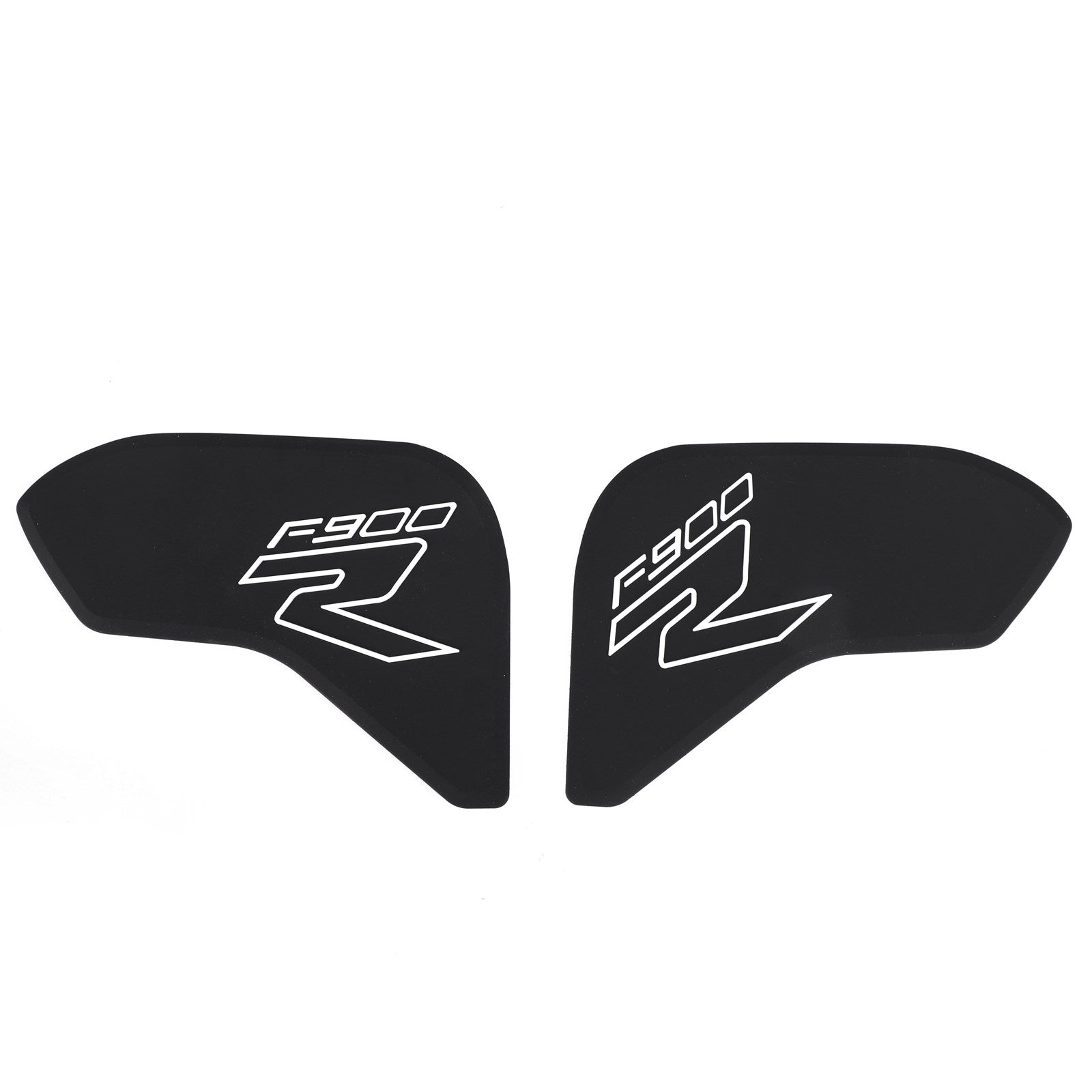 2 protectores laterales para tanque de combustible aptos para Bmw F900R 2020 hechos de caucho negro genérico