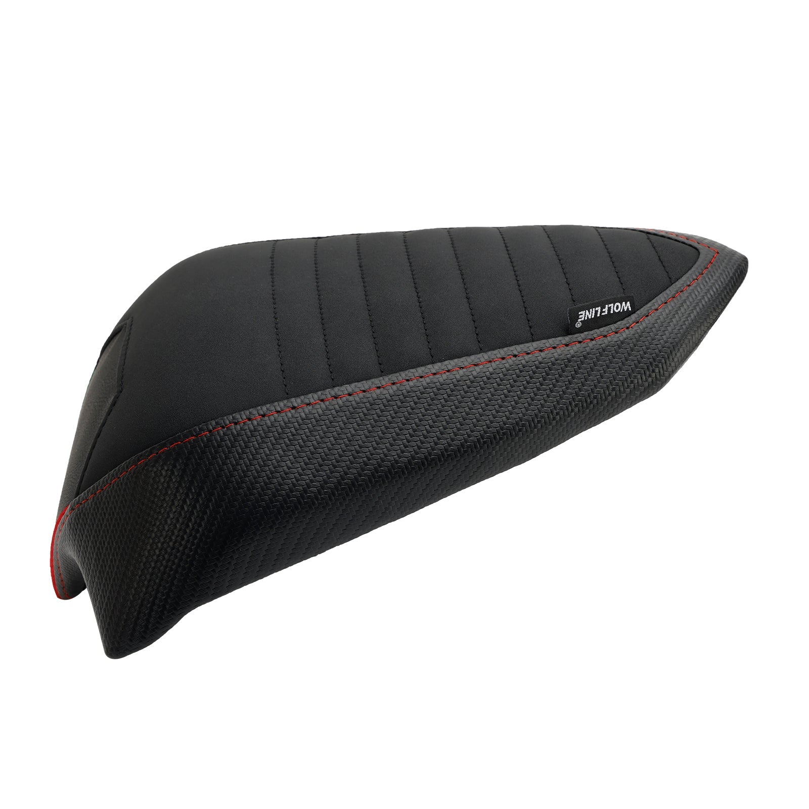 Rear Seat Passenger Cushion Flat Pu Fit For DU Streetfighter V2 2022-2023 grid carbon