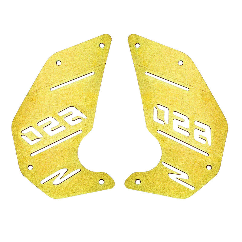 Placa de cubierta del motor, Panel lateral dorado para Kawasaki Vulcan S En650 Vn650 2015-2022 Cafe