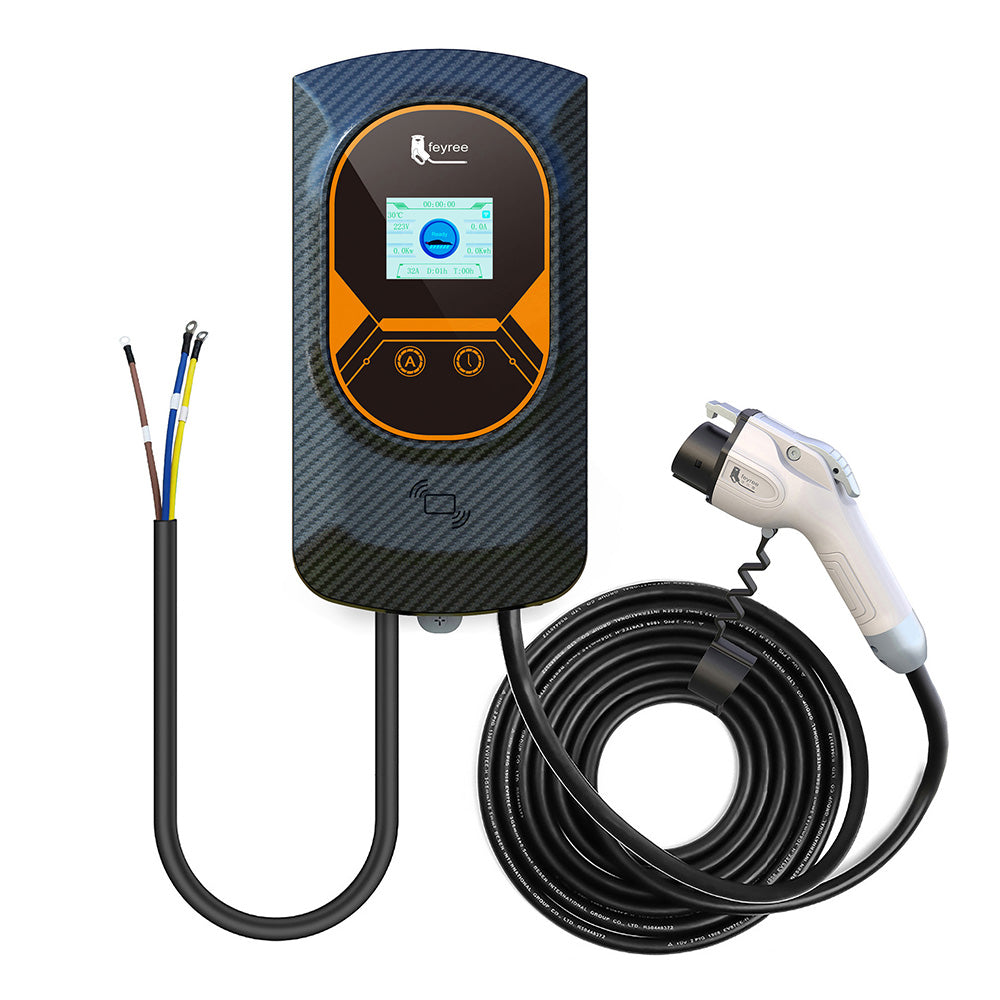 Electric Vehicle EV Charger 50Amp 240V 26FT Cable Charging Station Level 2 APP