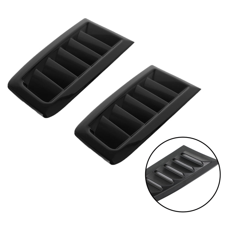 Gloss Black Universal Abs Bonnet Vents Hood Trim For Ford Focus Rs St Mk2 Spr Generic