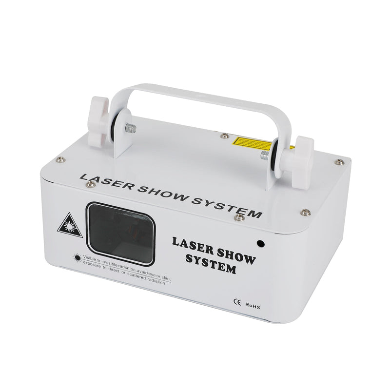 Blanco 500mW DMX RGB LED Laser Beam Scanner Proyector Party Stage Laser Light AU