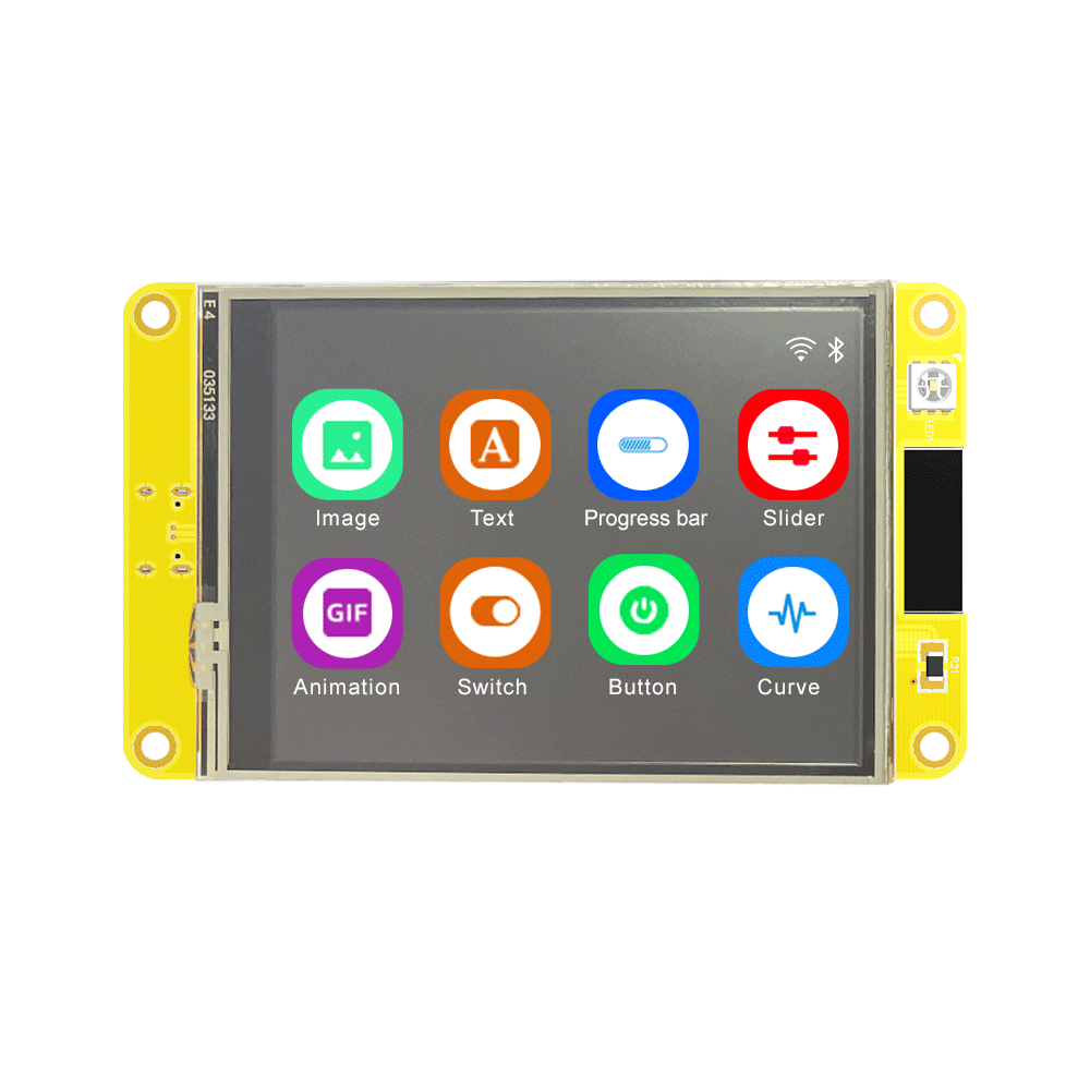 ESP32 Placa de desarrollo de pantalla táctil de 3,2 pulgadas WIFI Bluetooth IoT MCU pantalla LCD