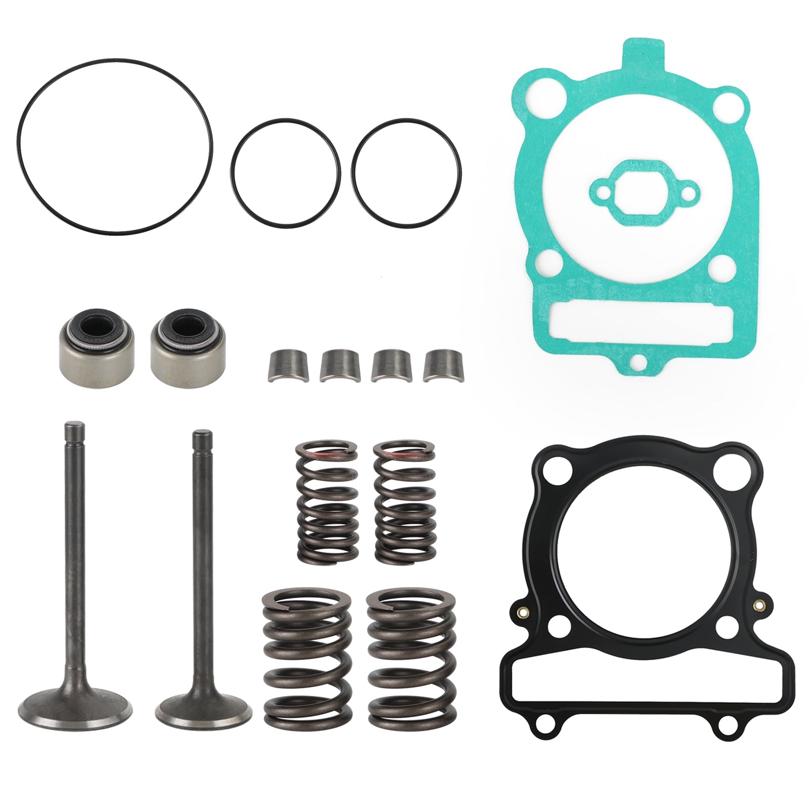 Cylinder Intake Exhaust Valve Gasket Kit for Yamaha Warrior 350 YFM350X 1987-04 Generic