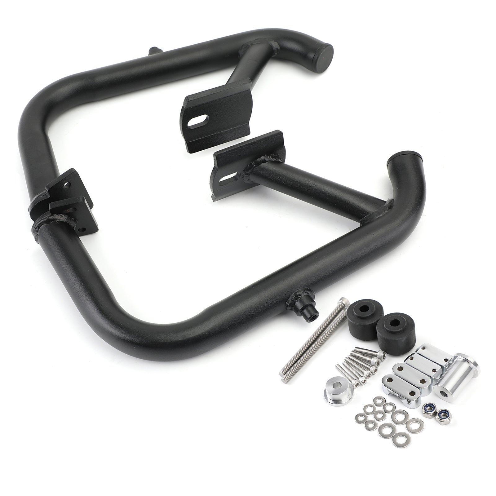 BLACK CRASH BAR ENGINE GUARD BUMPER Fit for Benelli Leoncino 500 Trail Sport