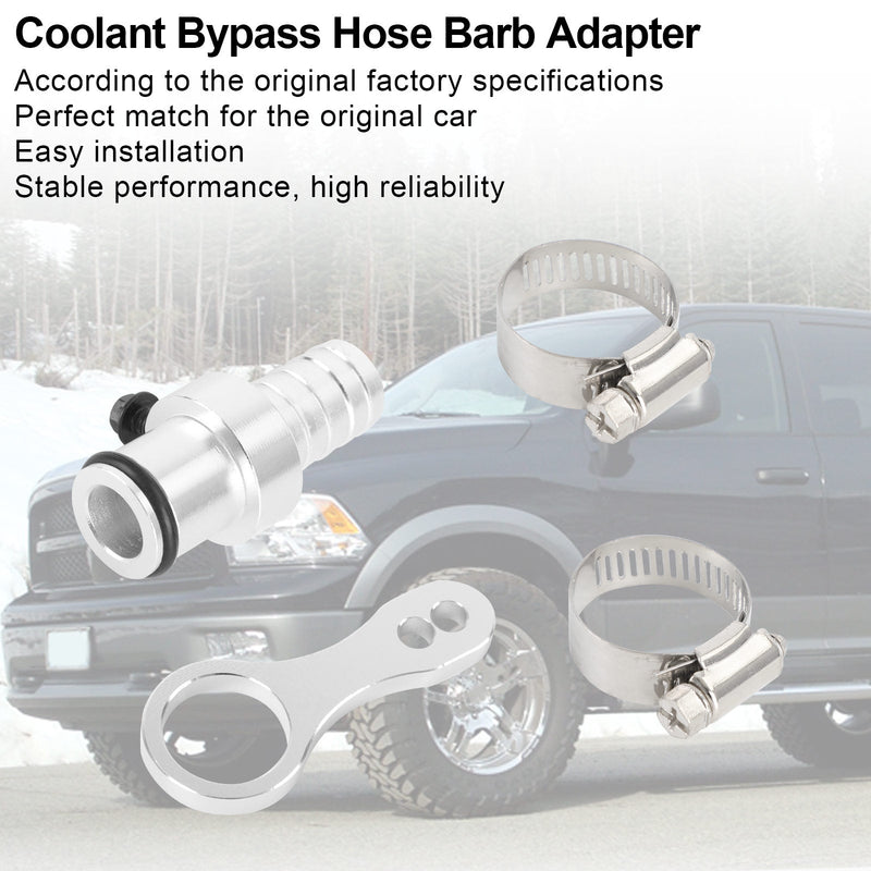 2009-2019 Dodge Ram Cummins Coolant Bypass Hose Barb Adapter