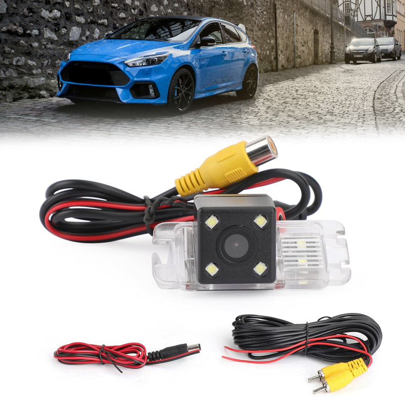 Car Rear View Camera 4LED Fit For FORD MONDEO/FIESTA/FOCUS HATCHBACK/S-Max