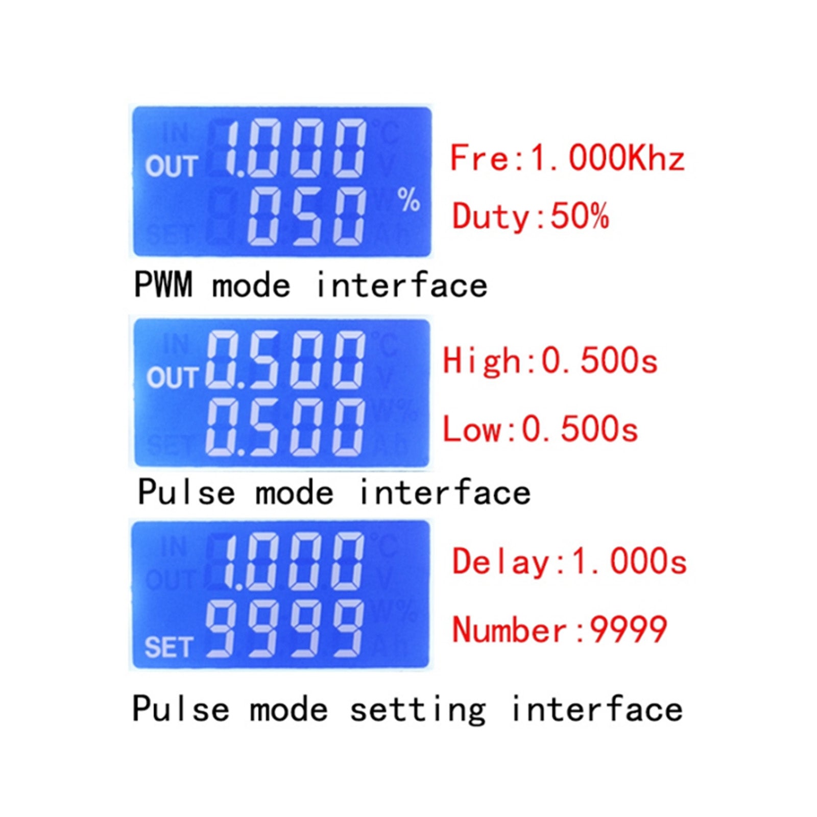 Adjustable PWM Signal Generator Module Pulse Frequency Duty Cycle Square Wave