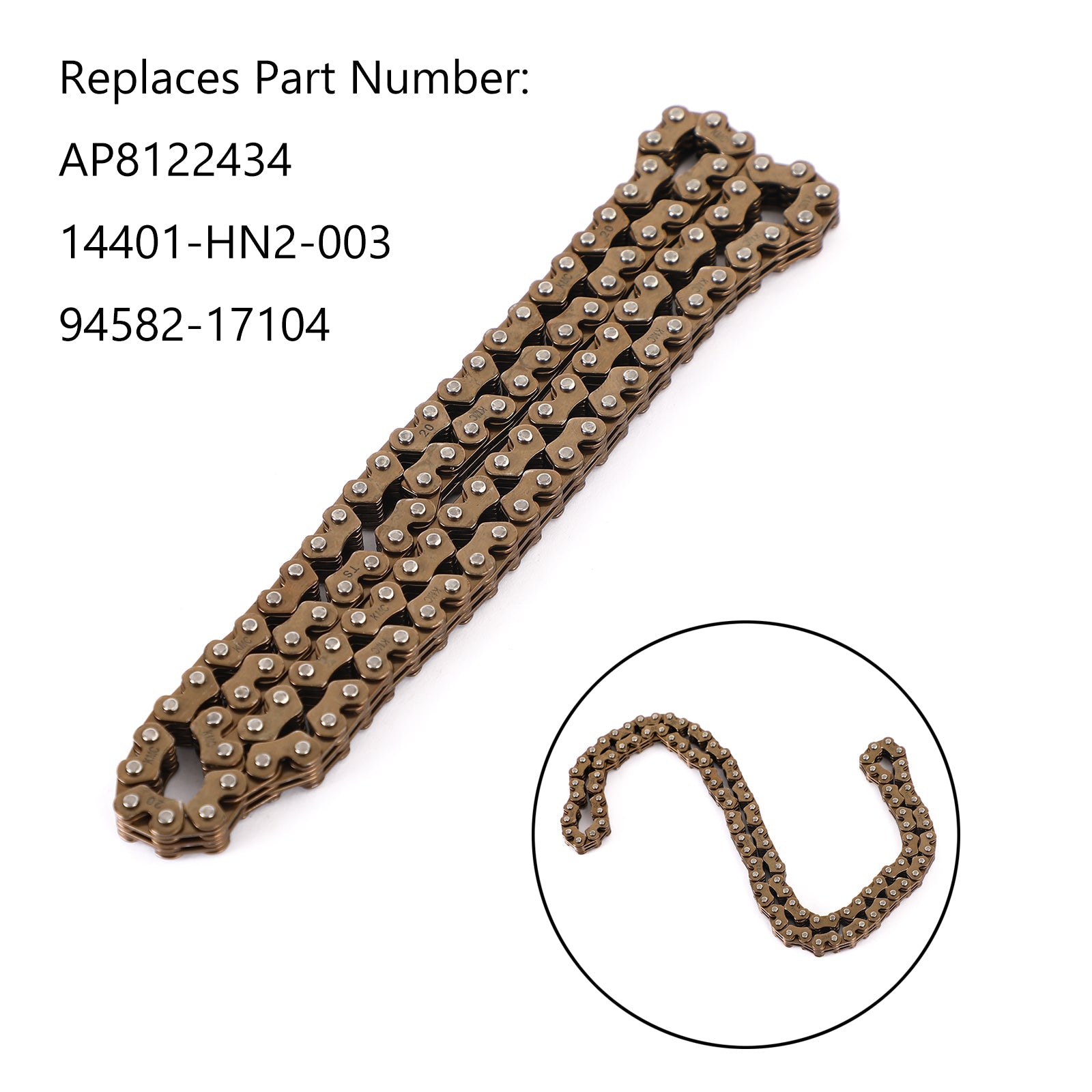 Timing Chain For Aprilia Leonardo Ap8122434 Honda Trx500Fa Vp250 Vp300 Yp250 Generic