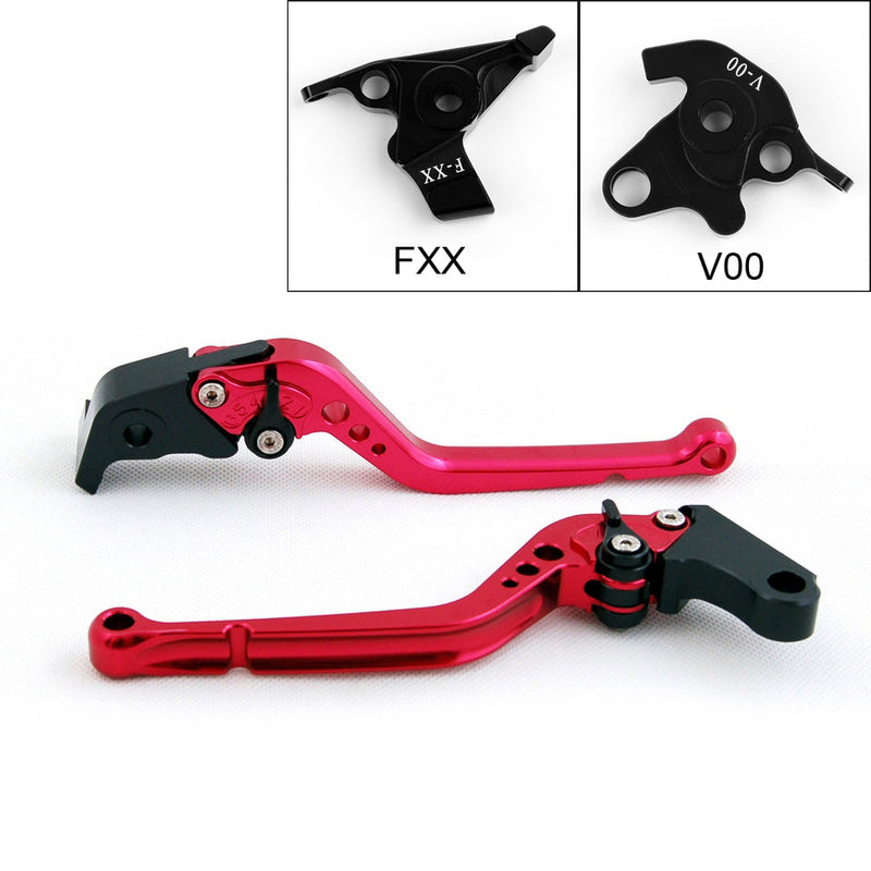 Palancas de embrague de freno para Honda VFR800 CBR1100XX/BLACKBIRD ST1300/ST1300A negro genérico 