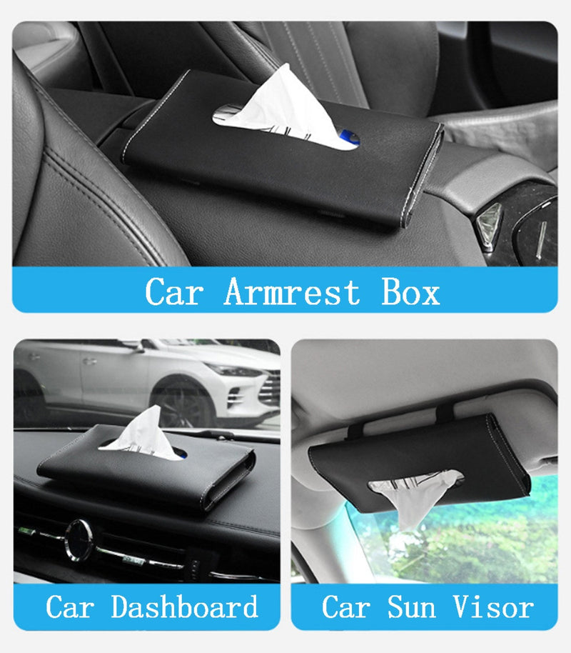 Sun Visor Napkin Holder Visor Tissue Holder Tissue Case For Car Tissue Holder B Generic