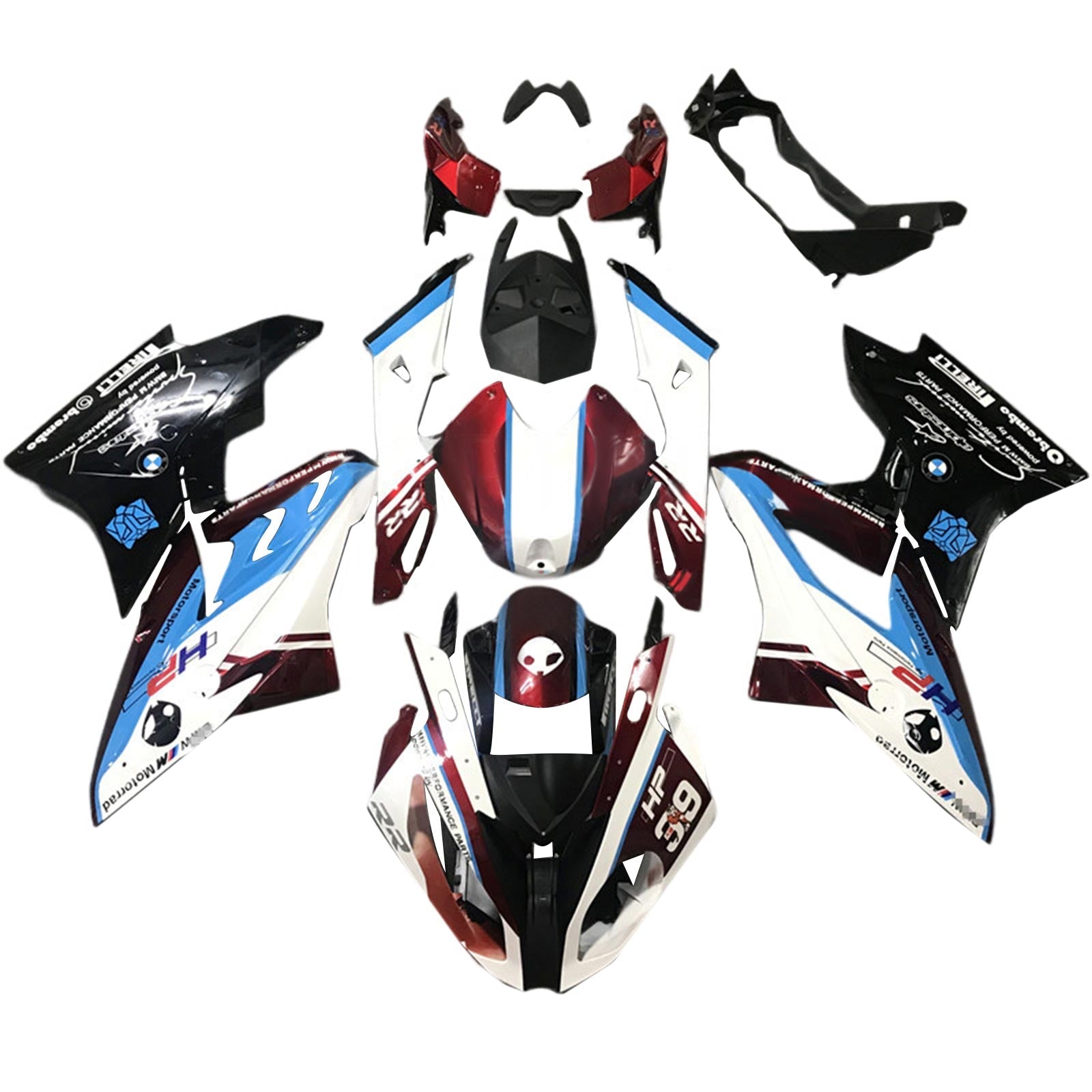 مجموعة هدايا BMW S1000RR 2015-2016 من اموتوبارت هيكل السيارة بلاستيك ABS