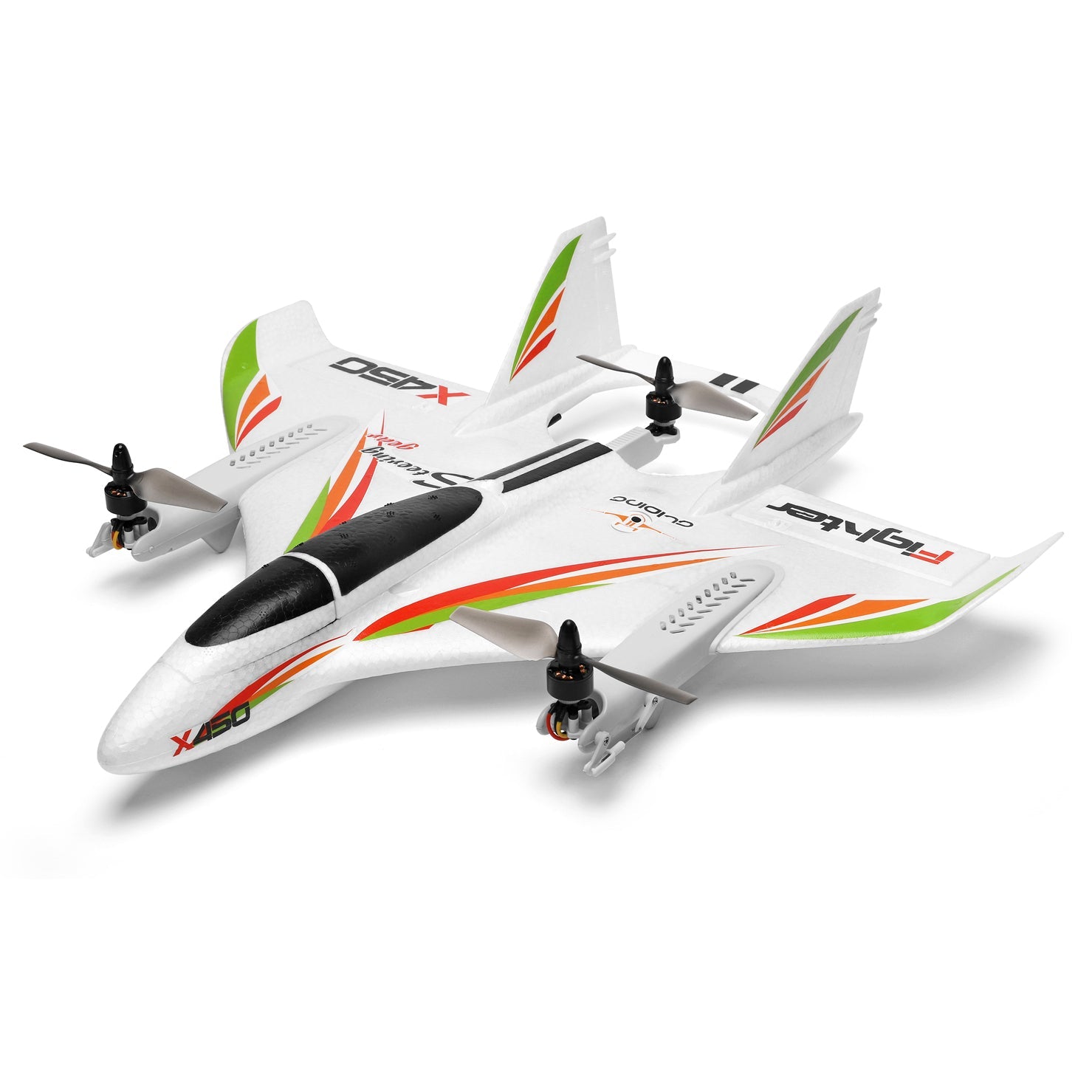 WLtoys XK X450 RC Avión Sin Escobillas 2.4G 6CH 3D/6G LED Ala Fija RTF