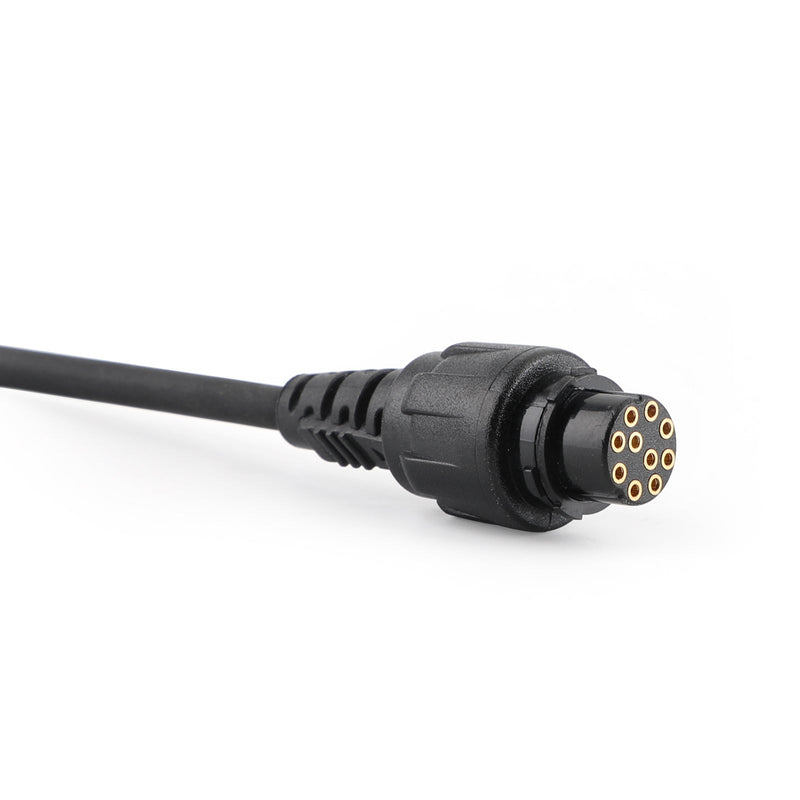 Cable de micrófono de altavoz de aviación de 10 pines apto para Hytera MD780/G MD782U RD982U RD980